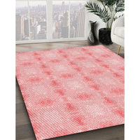 Patterned Red Rug, pat2879rd