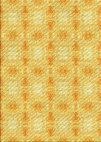 Machine Washable Transitional Bold Yellow Rug, wshpat2879yw