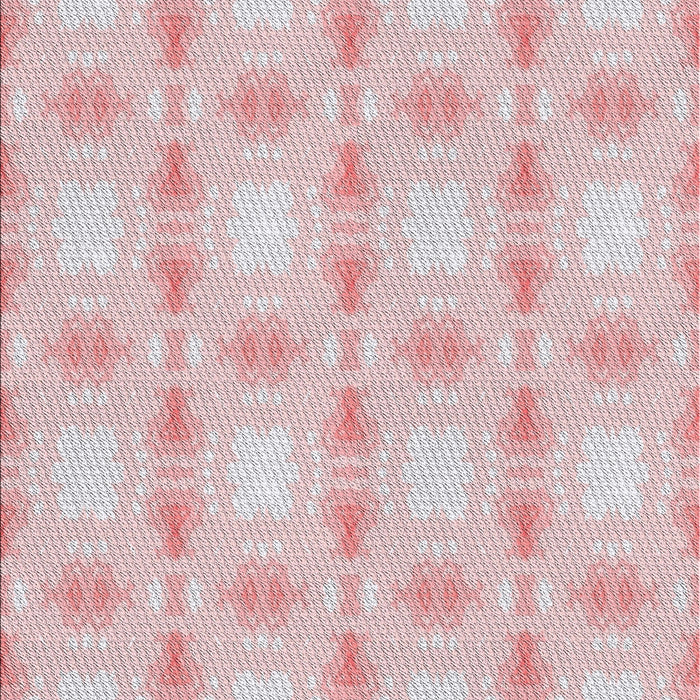 Machine Washable Transitional Pig Pink Rug, wshpat2879