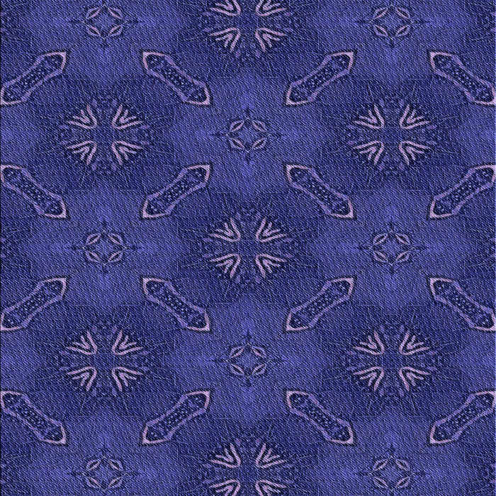 Patterned Denim Dark Blue Rug, pat288blu