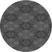 Square Patterned Silver Gray Rug, pat288gry