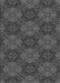 Patterned Silver Gray Rug, pat288gry