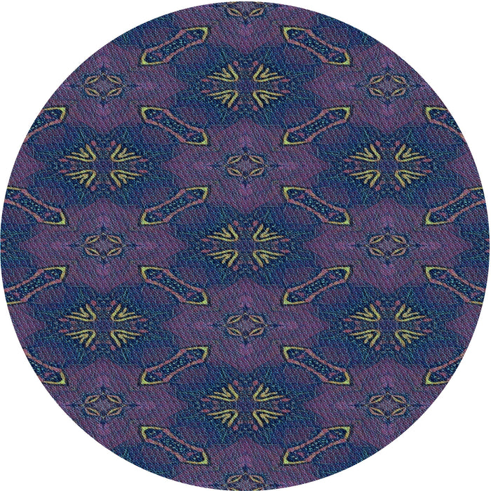 Square Machine Washable Transitional Azure Blue Rug in a Living Room, wshpat288lblu