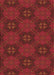 Machine Washable Transitional Cranberry Red Rug, wshpat288org