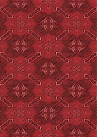 Machine Washable Transitional Red Rug, wshpat288rd