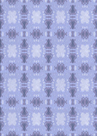 Machine Washable Transitional Blue Rug, wshpat2880blu