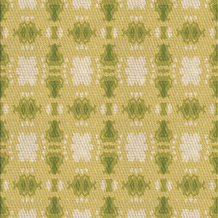 Patterned Bold Yellow Rug, pat2880brn