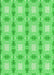 Patterned Neon Green Rug, pat2880grn