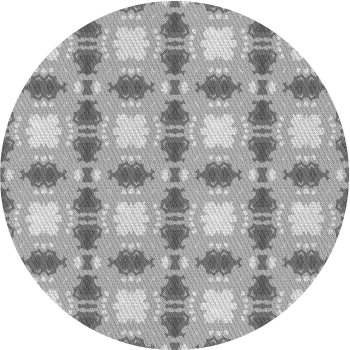 Square Machine Washable Transitional Platinum Gray Rug in a Living Room, wshpat2880gry