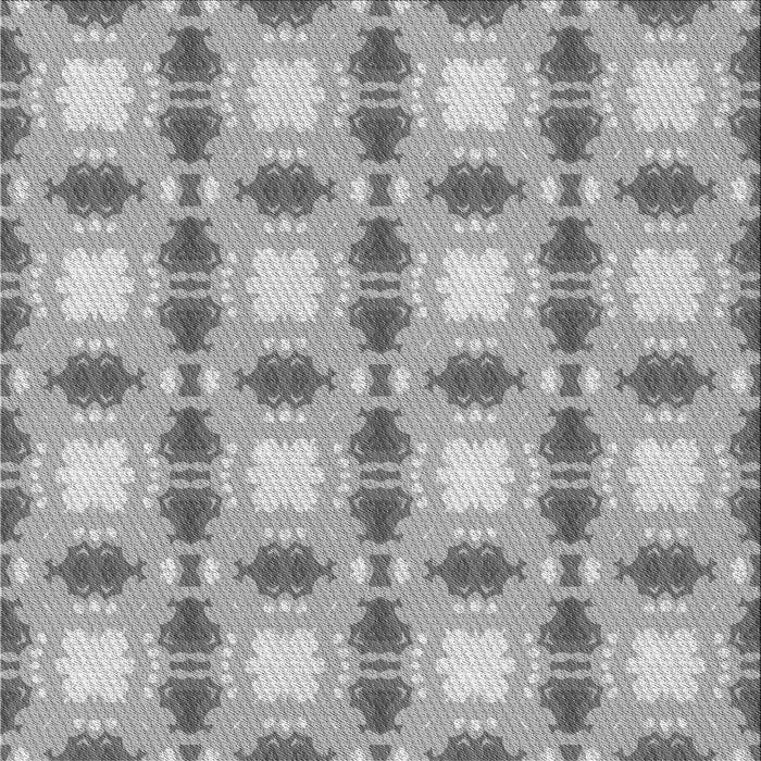 Round Patterned Platinum Gray Rug, pat2880gry