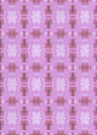 Machine Washable Transitional Orchid Purple Rug, wshpat2880pur