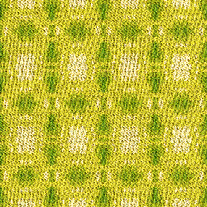 Machine Washable Transitional Yellow Rug, wshpat2880yw