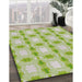 Machine Washable Transitional Tea Green Rug in a Family Room, wshpat2880