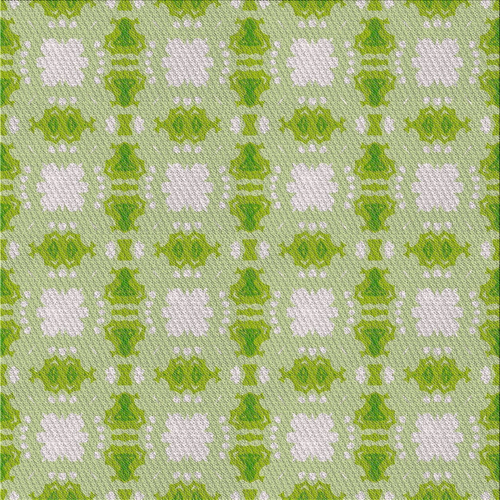 Square Patterned Tea Green Novelty Rug, pat2880