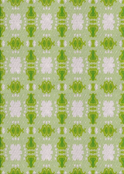 Patterned Tea Green Novelty Rug, pat2880