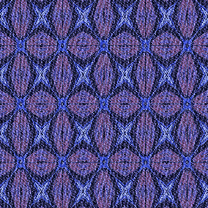Patterned Blue Rug, pat2881blu