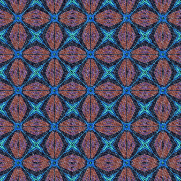 Round Machine Washable Transitional Plum Purple Rug, wshpat2881lblu