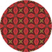 Square Machine Washable Transitional Red Rug in a Living Room, wshpat2881org