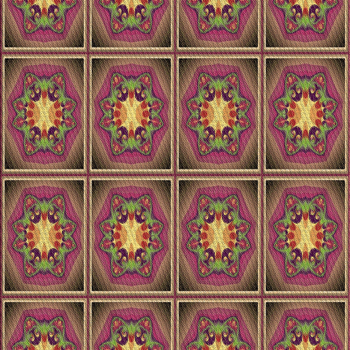 Patterned Bronze Brown Rug, pat2882brn