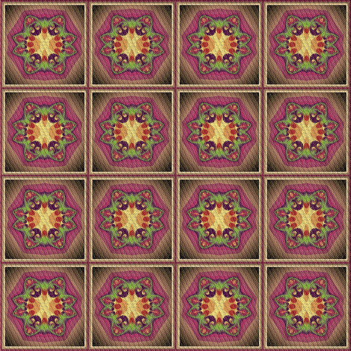 Round Machine Washable Transitional Bronze Brown Rug, wshpat2882brn