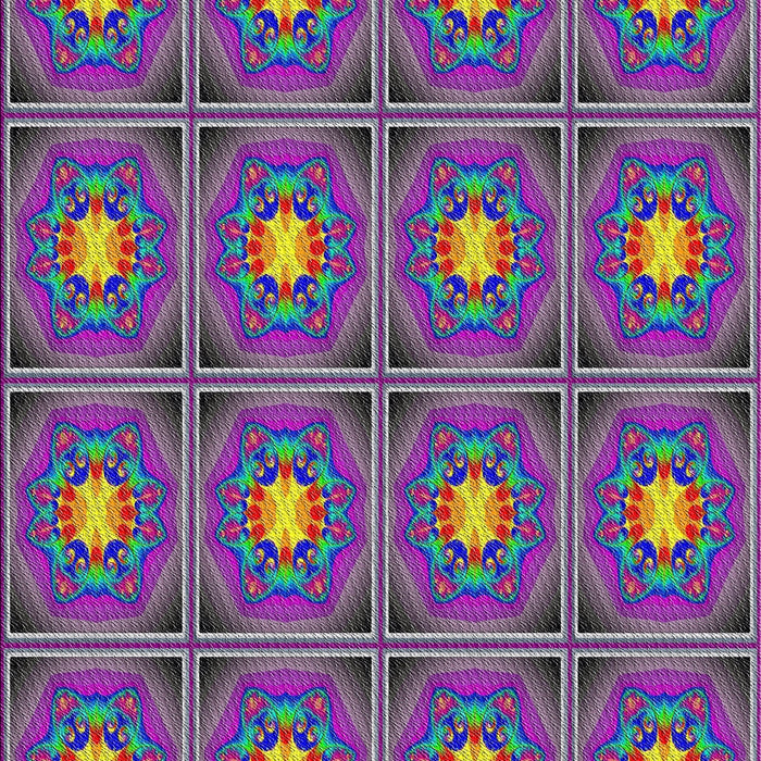 Patterned Gunmetal Gray Modern Rug, pat2882