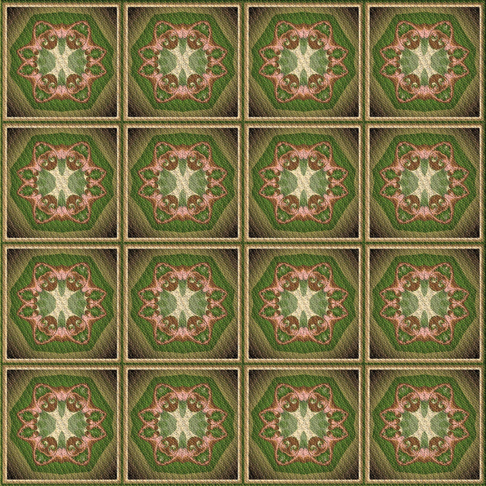 Round Machine Washable Transitional Dark Golden Brown Rug, wshpat2883brn