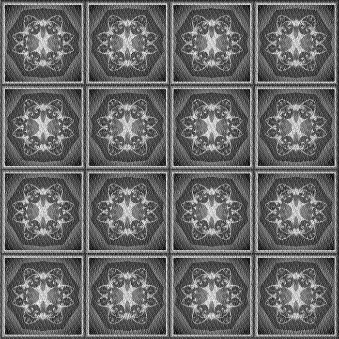 Round Machine Washable Transitional Black Rug, wshpat2883gry