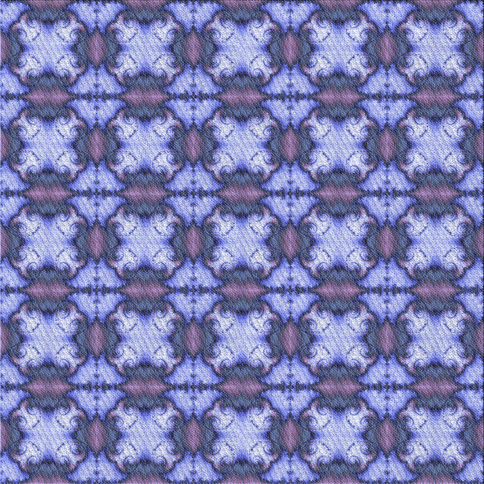 Round Patterned Deep Periwinkle Purple Rug, pat2884blu