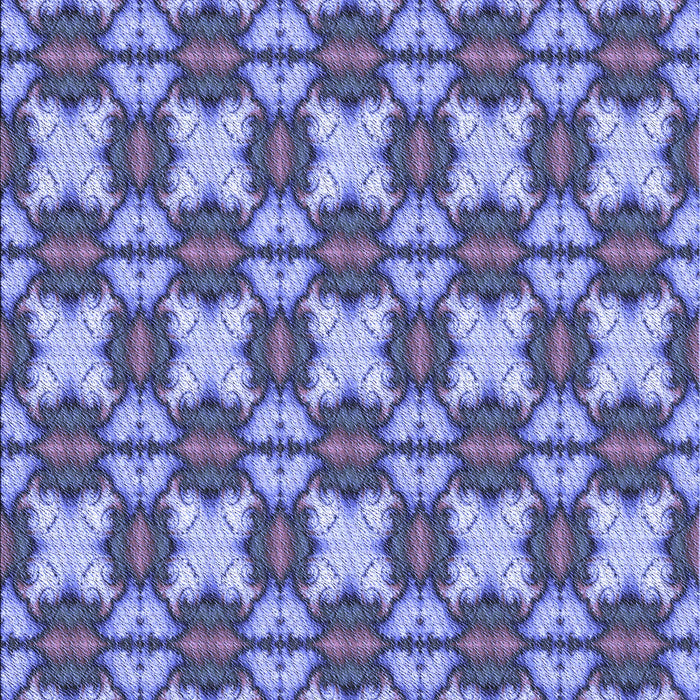 Patterned Deep Periwinkle Purple Rug, pat2884blu