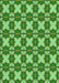 Patterned Green Rug, pat2884grn