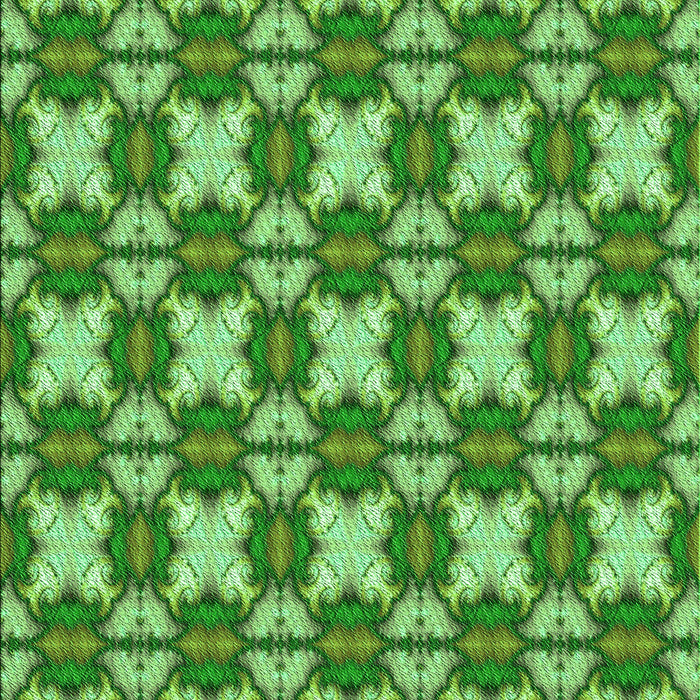 Patterned Green Rug, pat2884grn