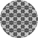 Square Patterned Cloud Gray Rug, pat2884gry