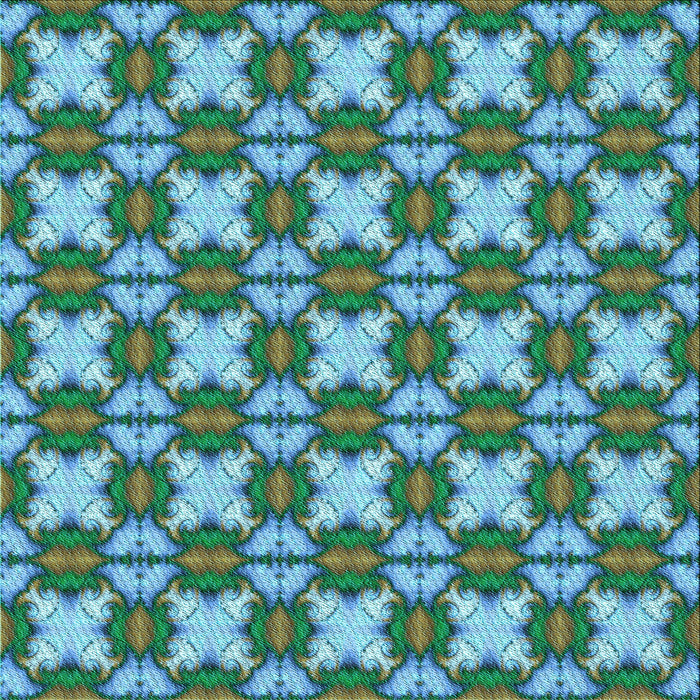 Round Machine Washable Transitional Turquoise Green Rug, wshpat2884lblu