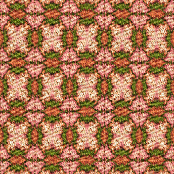 Patterned Peru Brown Rug, pat2884org