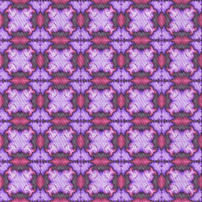 Round Patterned Orchid Purple Rug, pat2884pur