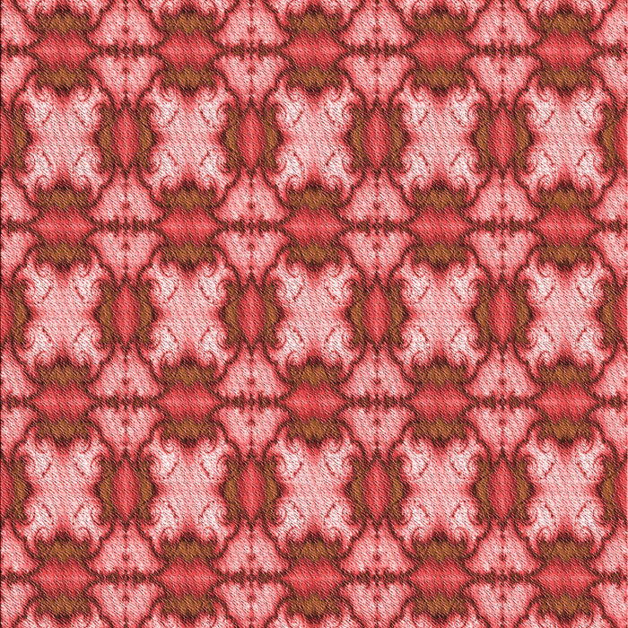 Patterned Red Rug, pat2884rd