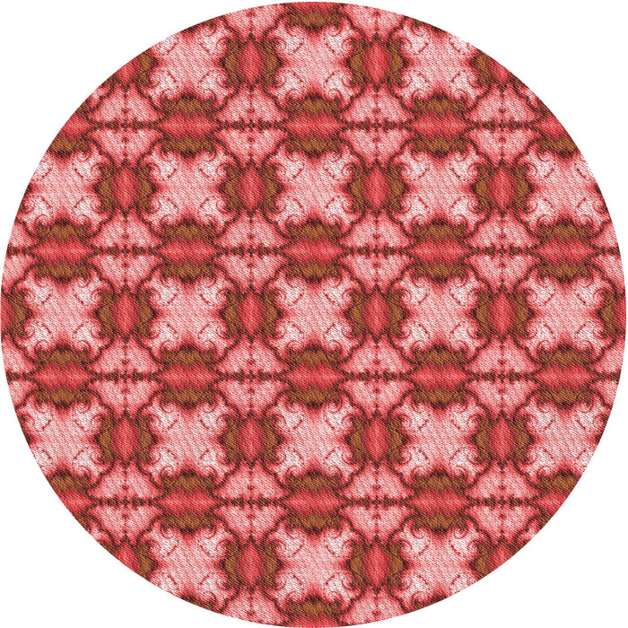 Square Machine Washable Transitional Red Rug in a Living Room, wshpat2884rd