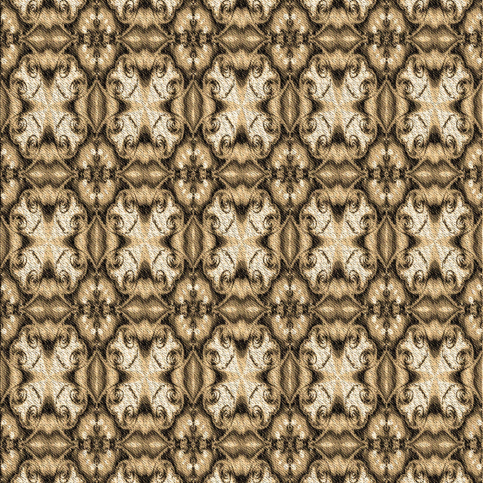 Patterned Yellow Rug, pat2885brn