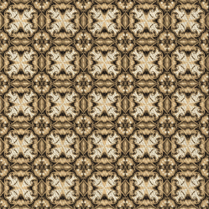 Round Machine Washable Transitional Yellow Rug, wshpat2885brn