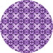 Square Patterned Violet Purple Rug, pat2885pur