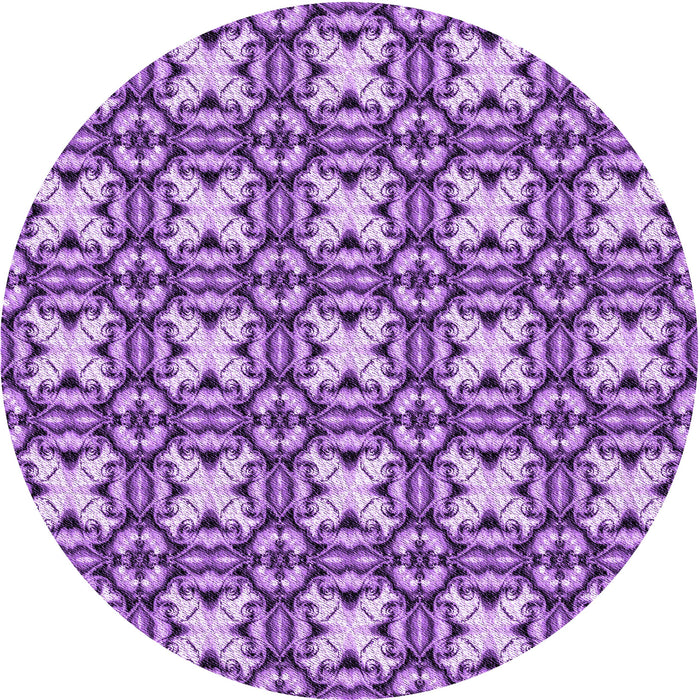 Square Machine Washable Transitional Violet Purple Rug in a Living Room, wshpat2885pur