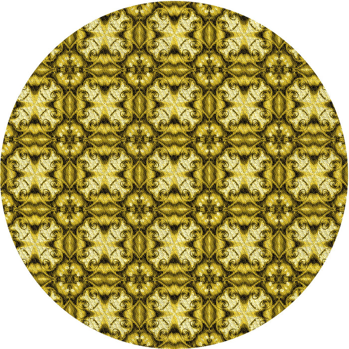 Square Patterned Dark Bronze Brown Rug, pat2885yw