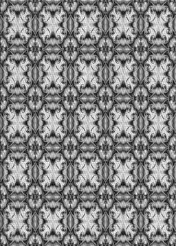 Patterned Light Black Novelty Rug, pat2885