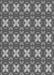 Machine Washable Transitional Dark Gray Rug, wshpat2886gry