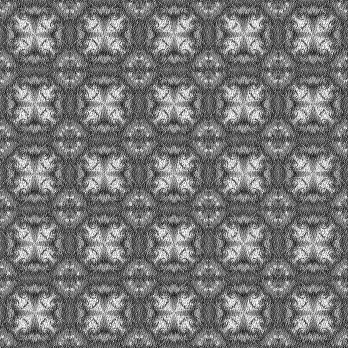 Round Patterned Dark Gray Rug, pat2886gry