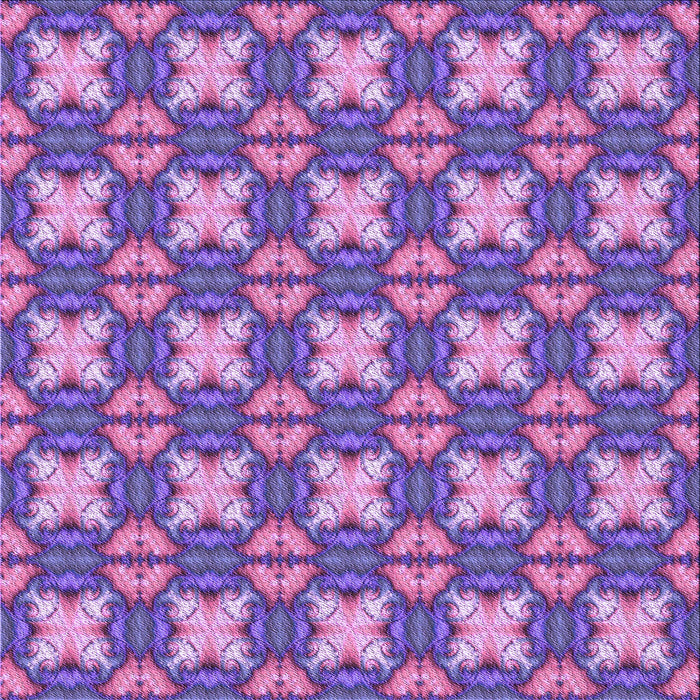 Round Patterned Purple Rug, pat2886pur