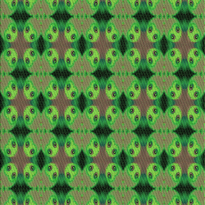 Patterned Army Green Rug, pat2887grn