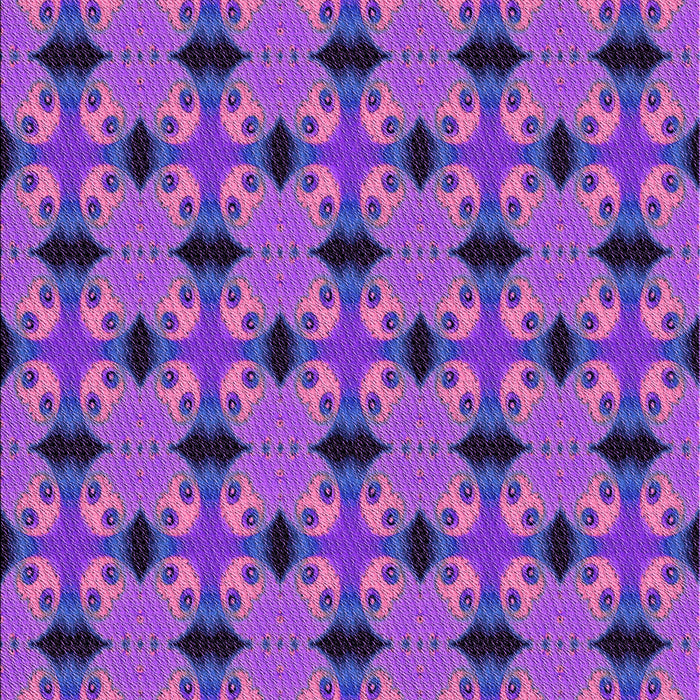 Machine Washable Transitional Purple Rug, wshpat2887pur