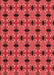 Patterned Red Rug, pat2887rd