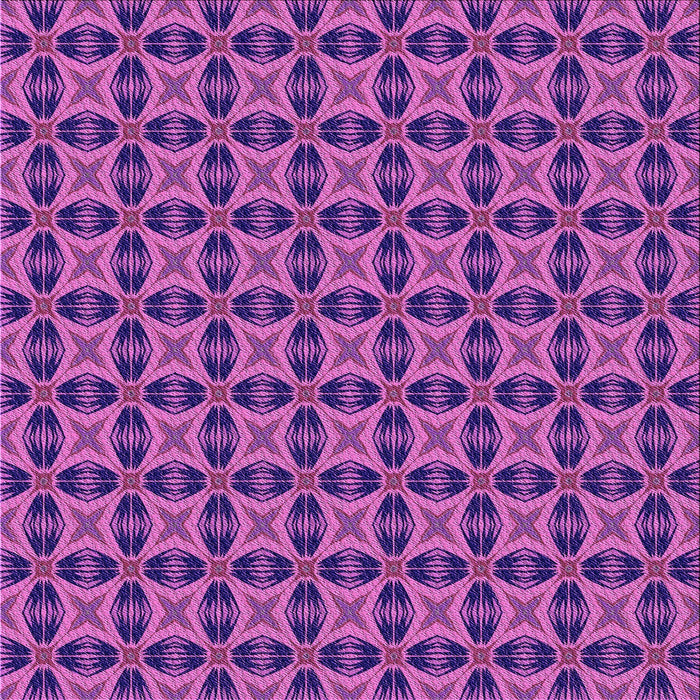 Round Patterned Bright Purple Rug, pat2888pur